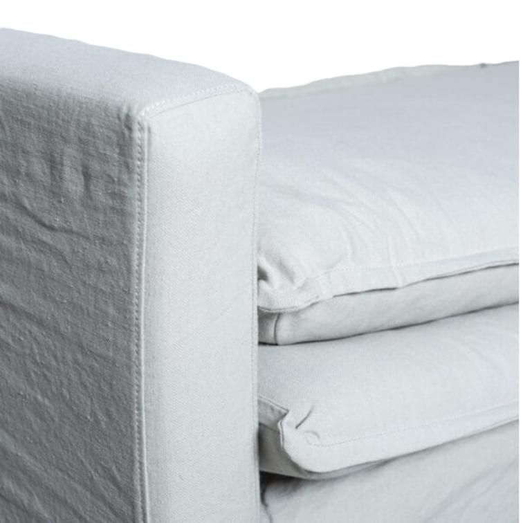 Sofa Amaro 2,0 Mts Crudo con funda-2