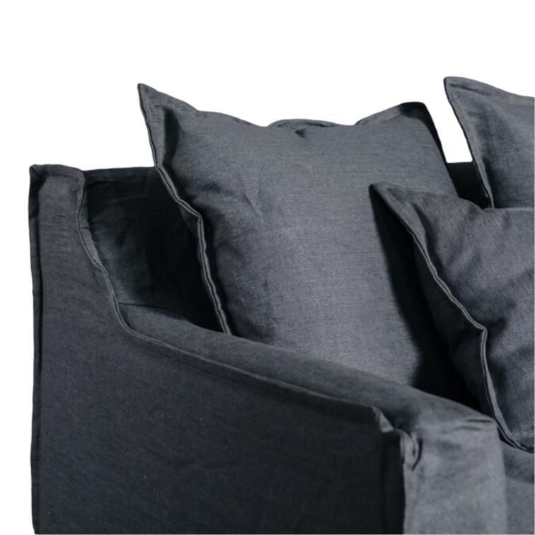 Sofa Gema 2,2 Mts Gris con funda-2