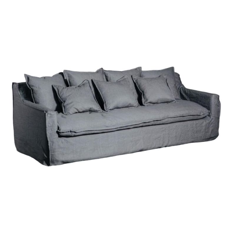 Sofa Gema 2,2 Mts Gris con funda-1