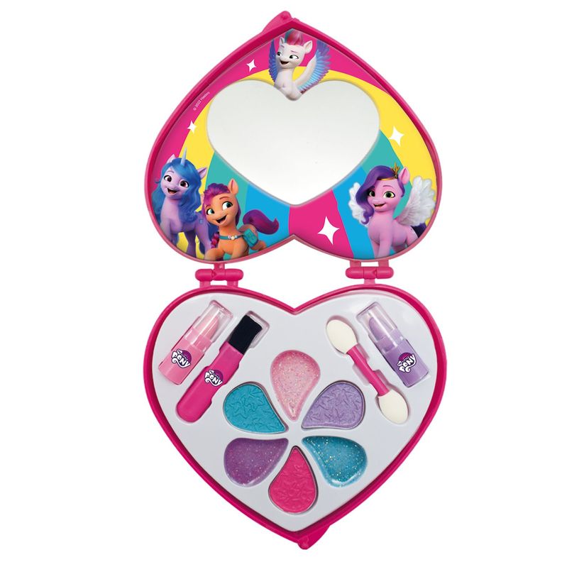 Set De Maquillaje Corazon con Espejo My Little Pony Hasbro-0