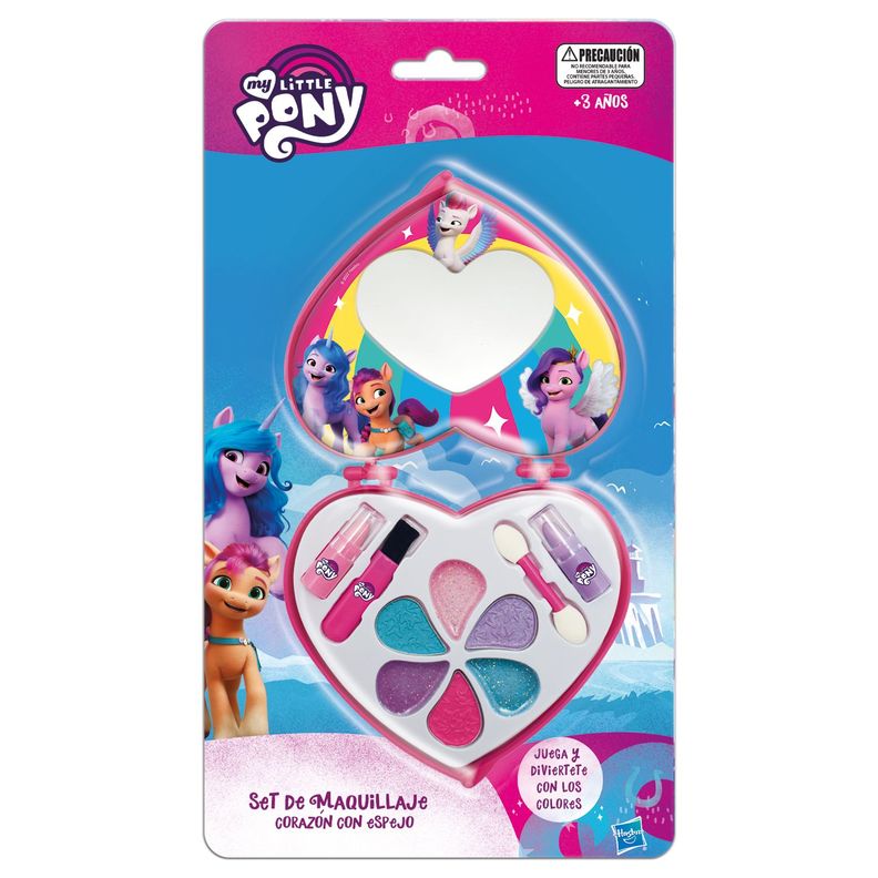 Set De Maquillaje Corazon con Espejo My Little Pony Hasbro-1