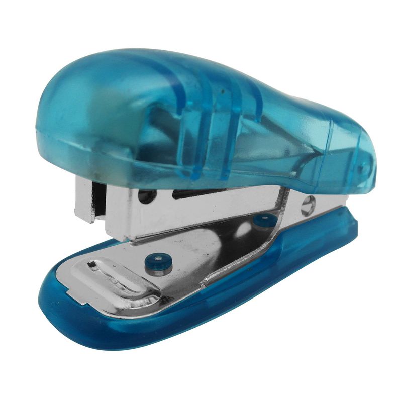 Corchetera Mini Plastico Azul 26/6, 24/6 Fultons-0