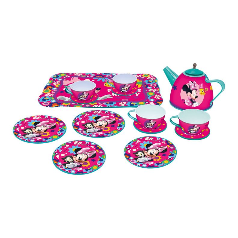 Set De Te Metalico 15 Pcs Minnie Disney Pronobel-1
