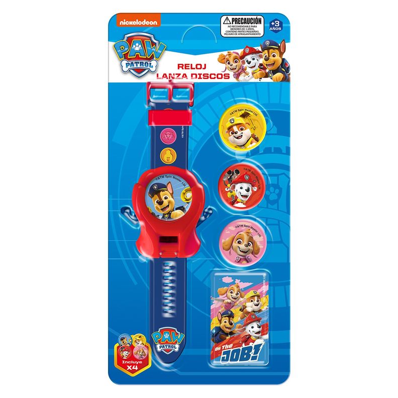 Reloj Lanzador De Discos Paw Patrol-0