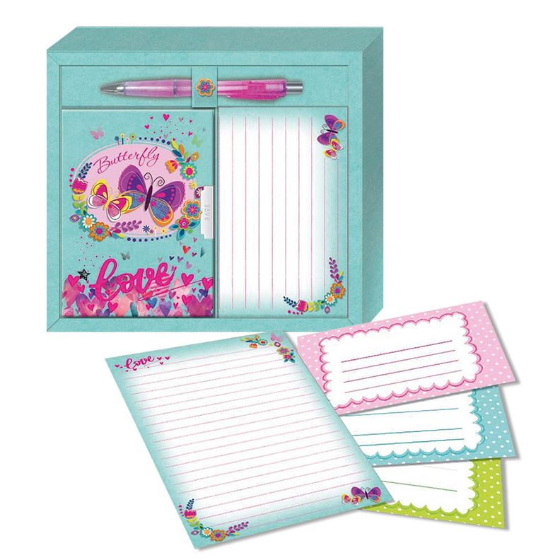 Set Diario, Lapiz, Sobres y Esquelas 23x20 cm Nobel Gift-1