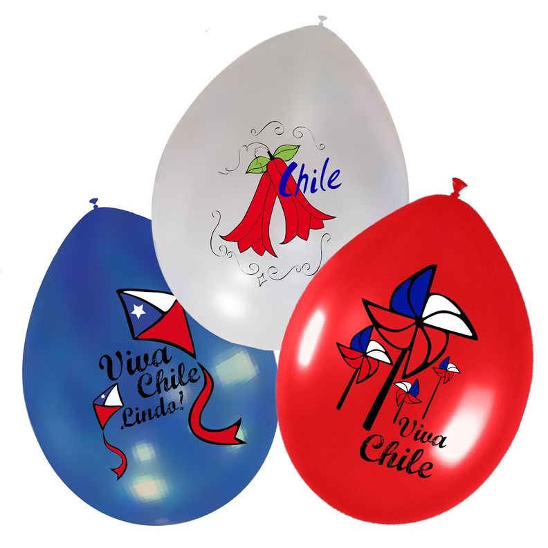 Set 12 Globos Impresos Big Party-1