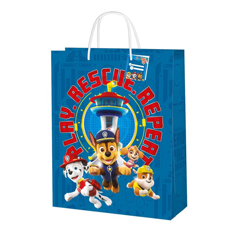 Bolsa Regalo Paw Patrol Grande 36x26x12 cm-0