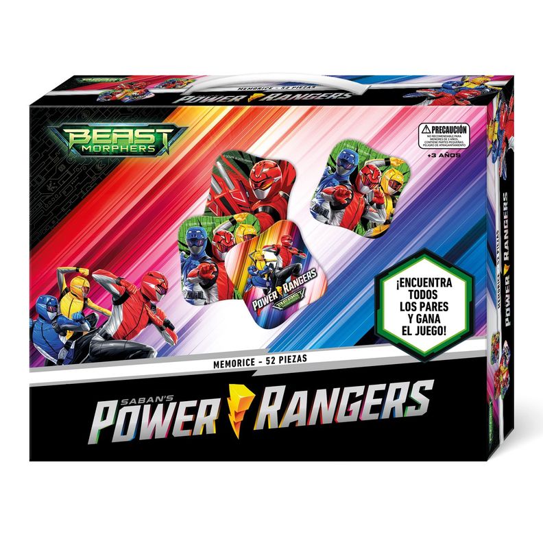 Memorice 52 Piezas Power Ranger-0