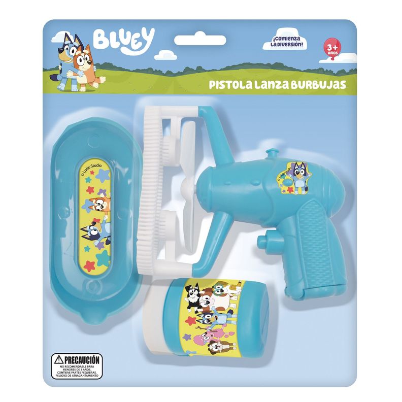 Pistola Lanza Burbujas Bluey-0