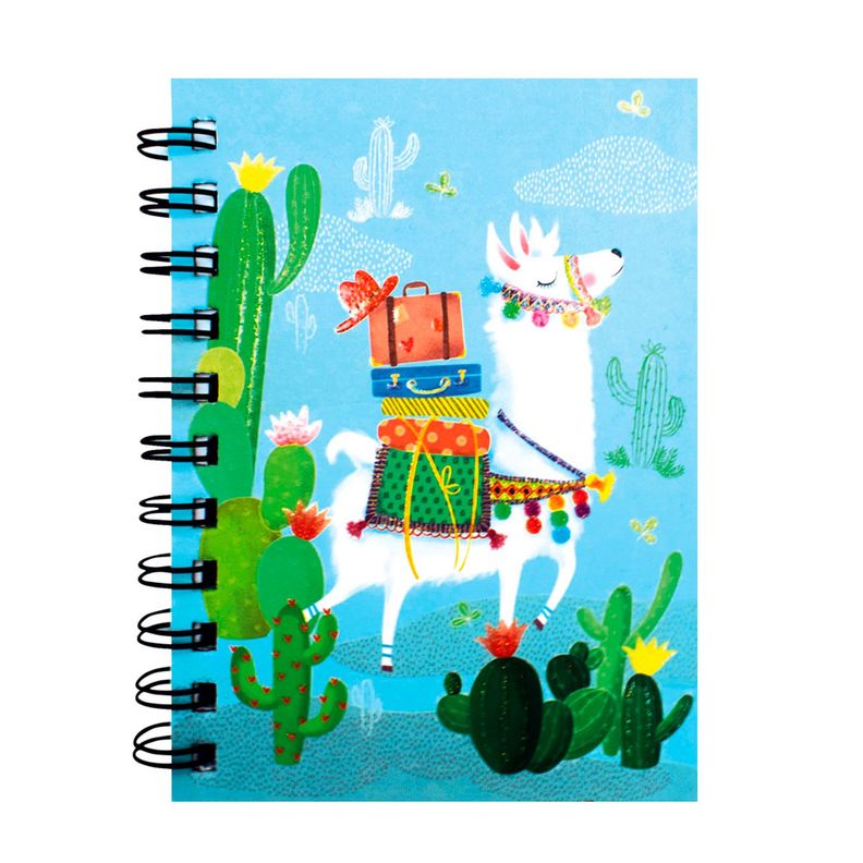 Libreta Espiral Pocket 15x11cm 4 Diseños-0