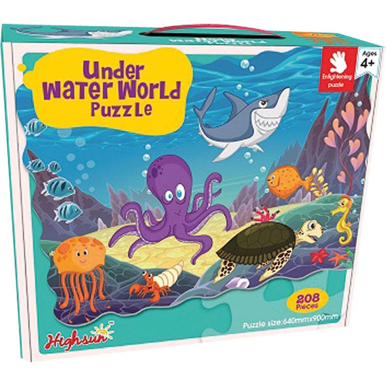 Puzzle Deluxe 208 Piezas Caja Con Asa 27x23x9cm-1