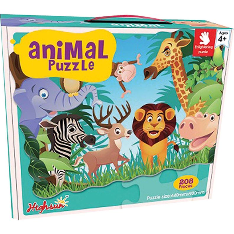 Puzzle Deluxe 208 Piezas Caja Con Asa 27x23x9cm-3
