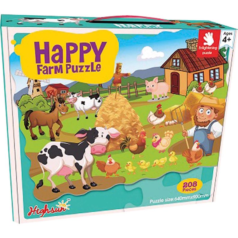 Puzzle Deluxe 208 Piezas Caja Con Asa 27x23x9cm-5