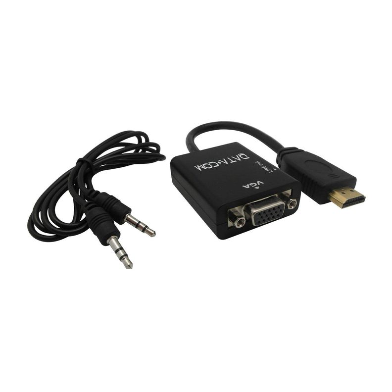 Adaptador HDMI Con Audio a VGA Datacom Pronobel-1