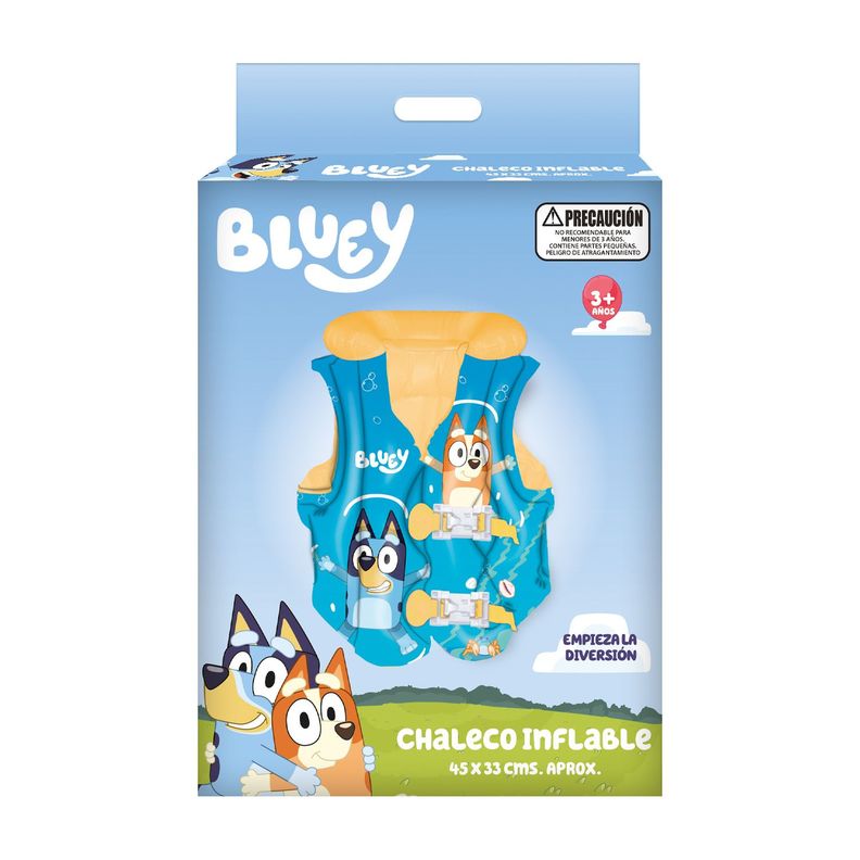 Chaleco Ajustable Inflable Bluey