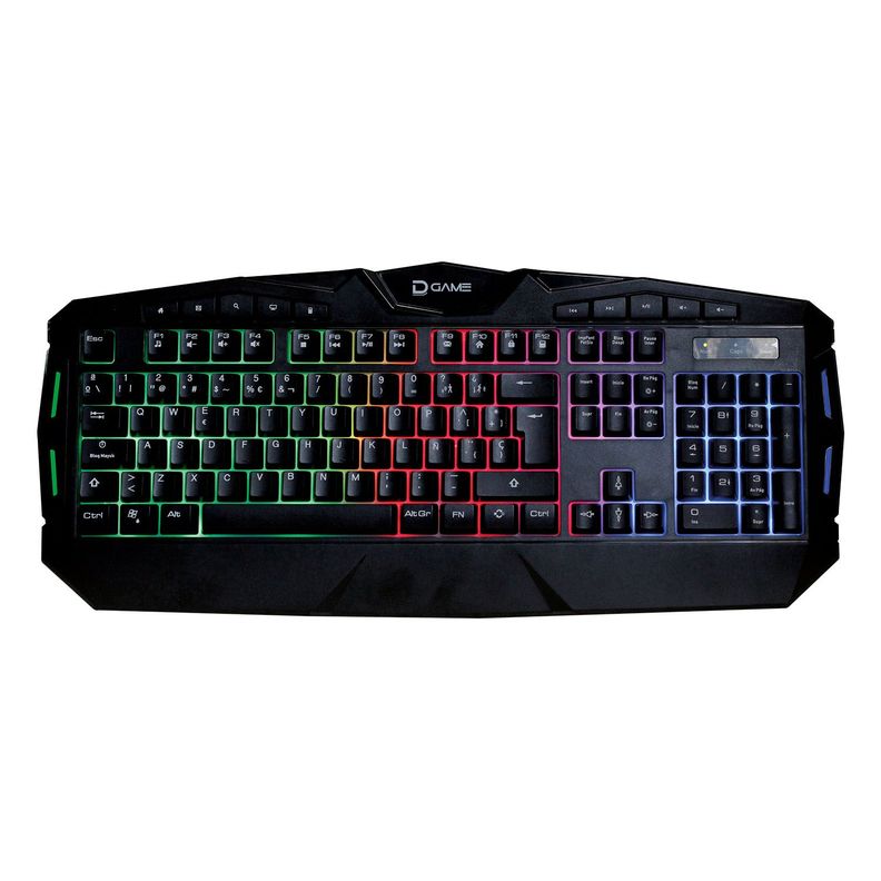 Teclado Gamer Retroiluminado USB Datacom Pronobel-1
