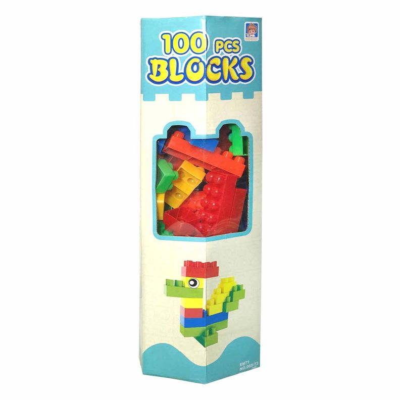 Set Bloques 100 Pcs En Caja 42x15 Cm-1
