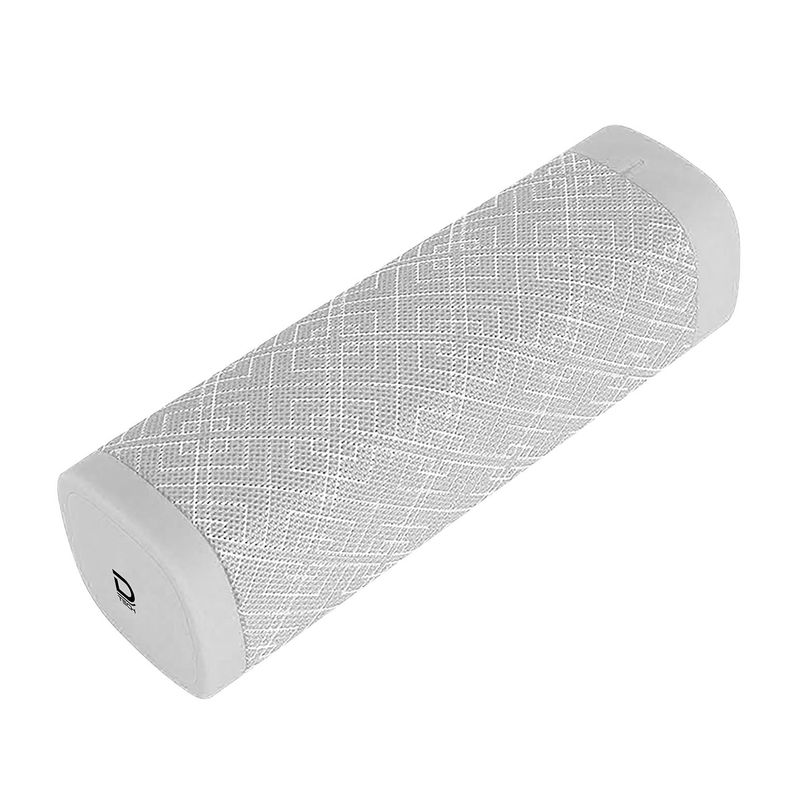 Parlante Bluetooth 5.0 + EDR Cubierta Tela Blanco-1