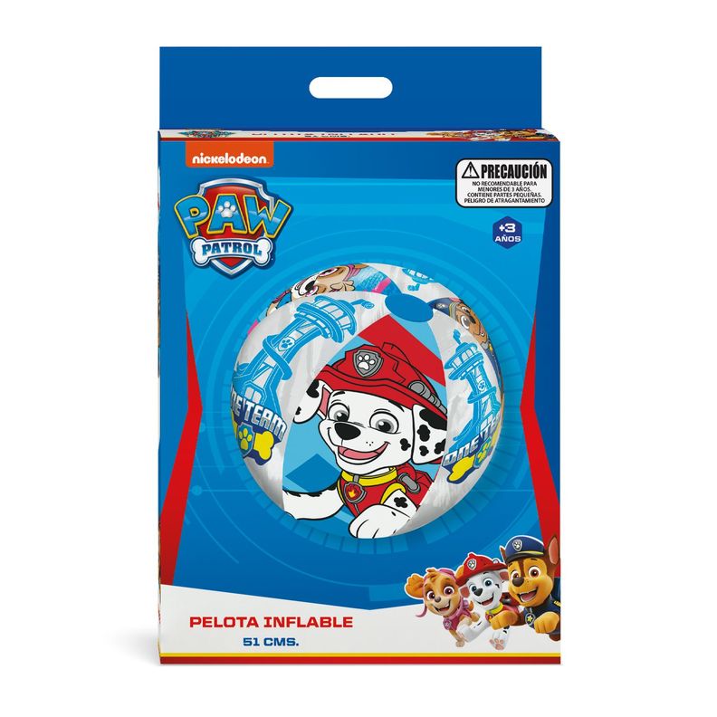 Pelota Inflable 51 cm Paw Patrol Pronobel-1