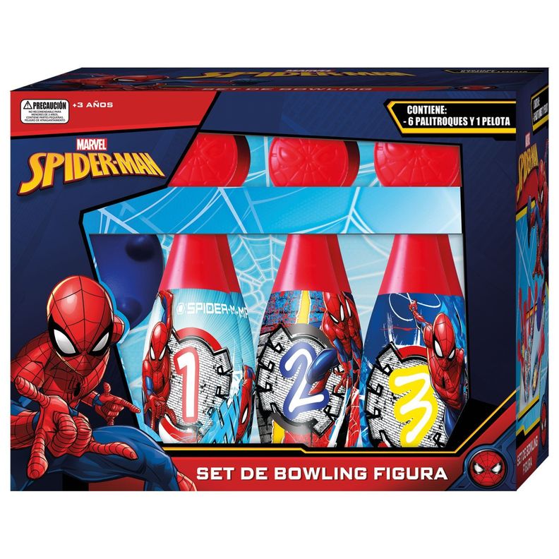 Set De Bowling Figura Spiderman-1