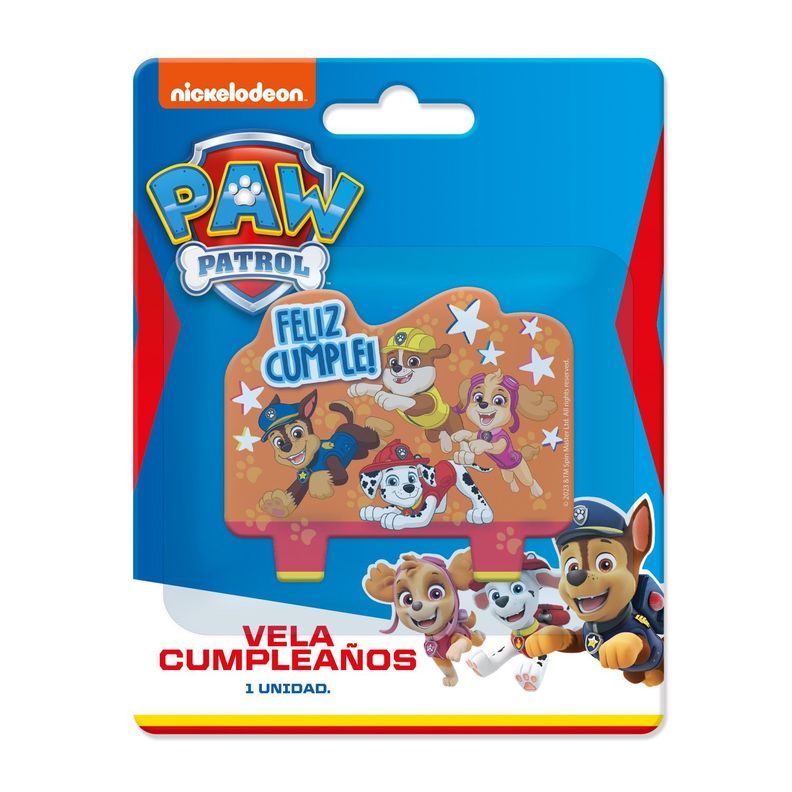 Vela Cumpleaños Paw Patrol-0