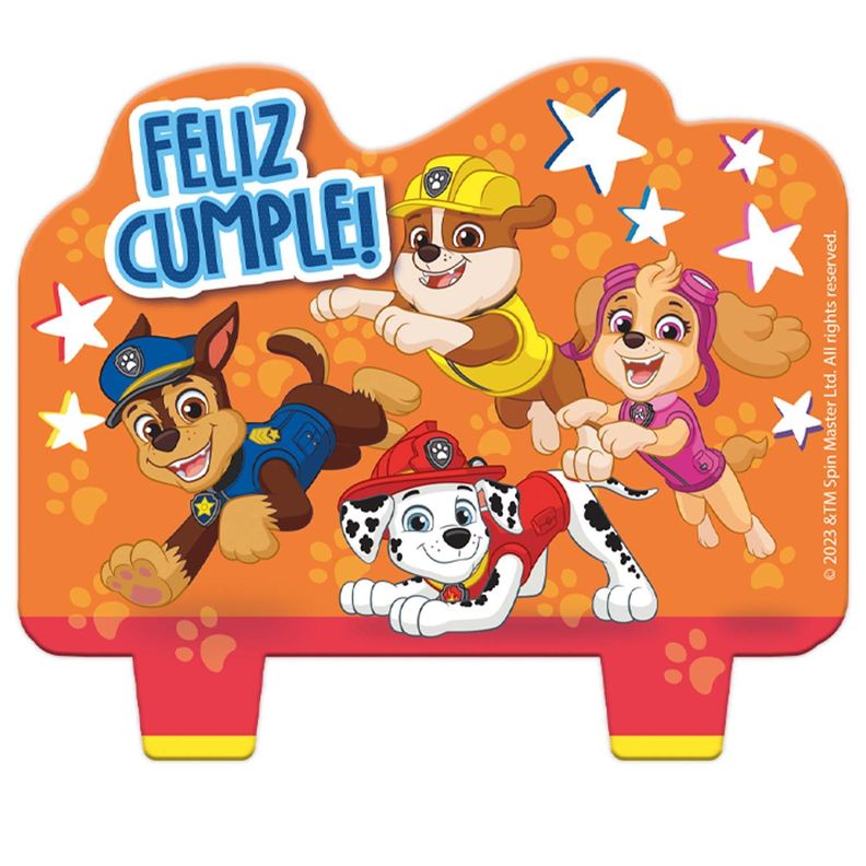 Vela Cumpleaños Paw Patrol-1