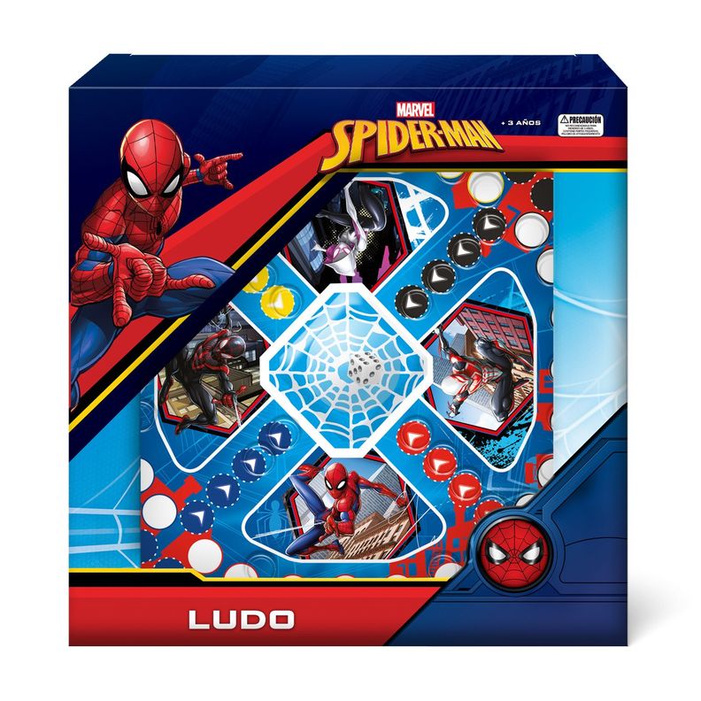 Juego De Ludo Spiderman Marvel Pronobel-0