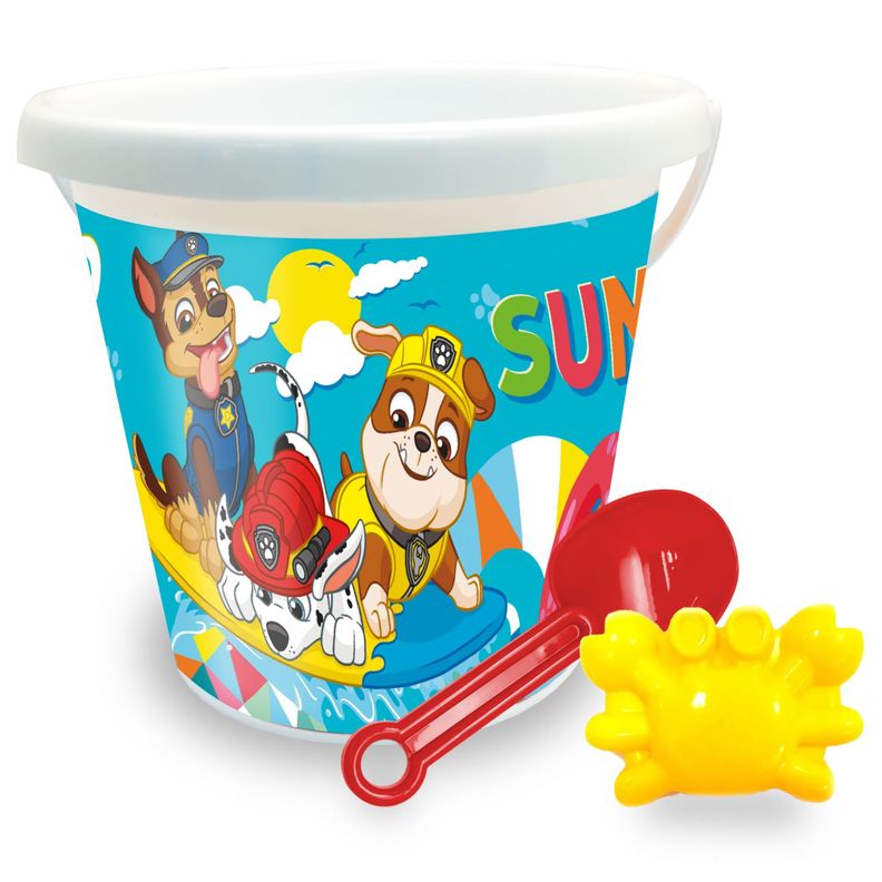 Set Playa Balde Con Accesorios Paw Patrol-0