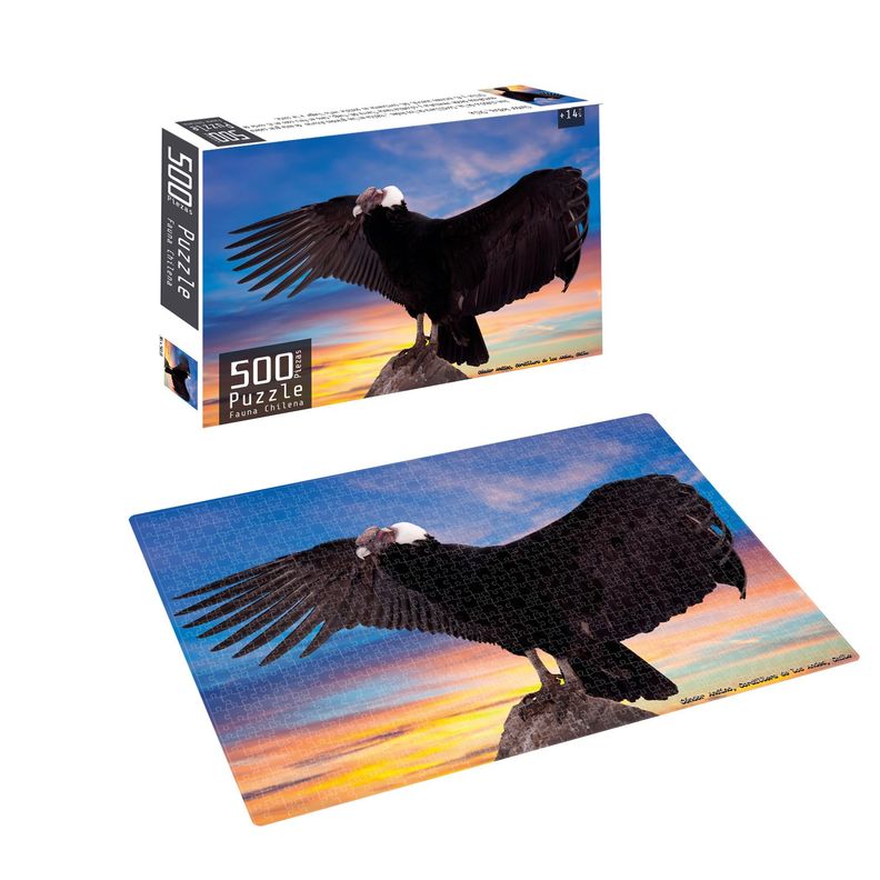 Puzzle 500 Piezas Fauna Chilena Nobel Gift-0