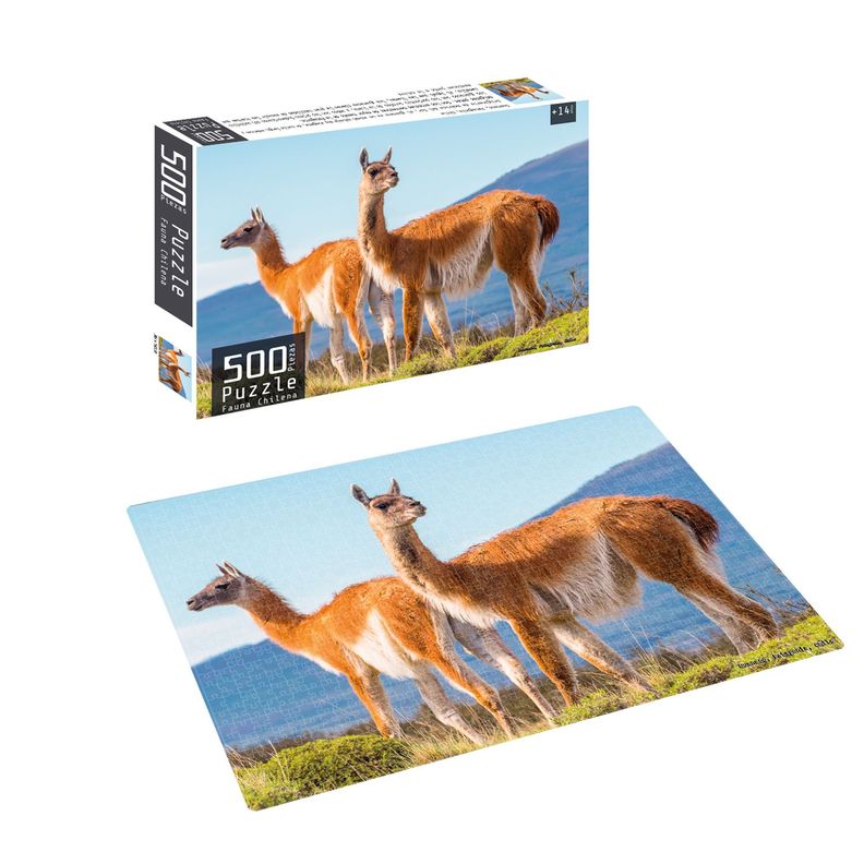 Puzzle 500 Piezas Fauna Chilena Nobel Gift-2