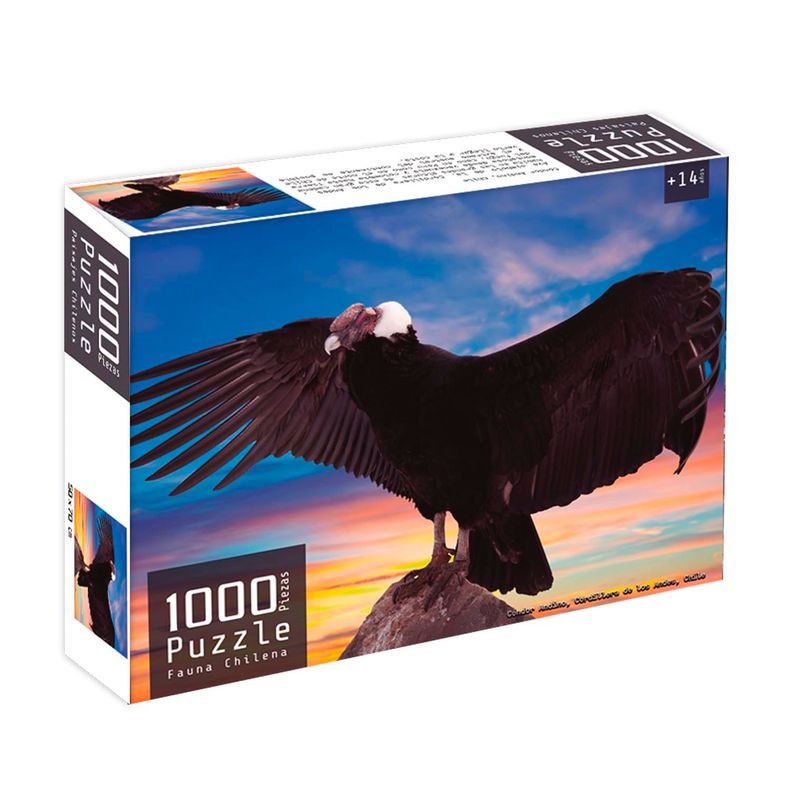 Puzzle 1000 Piezas Fauna Chilena Nobel Gift-4