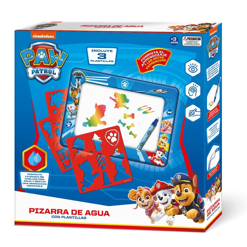 Pizarra De Agua con Plantillas Paw Patrol-1