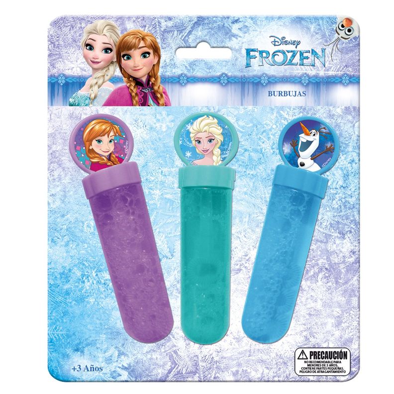 Burbujas Basica 3 Unidades Frozen Disney Pronobel-0