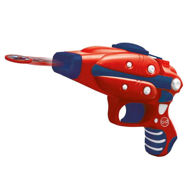 Pistola Lanza Disco Spiderman Marvel-1