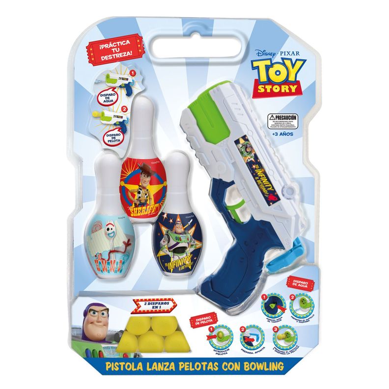 Pistola Lanza Pelotas Con Bowling Toy Story Disney-0