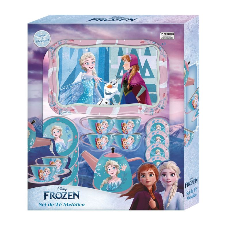 Set Te Metalico Frozen Disney Pronobel-1
