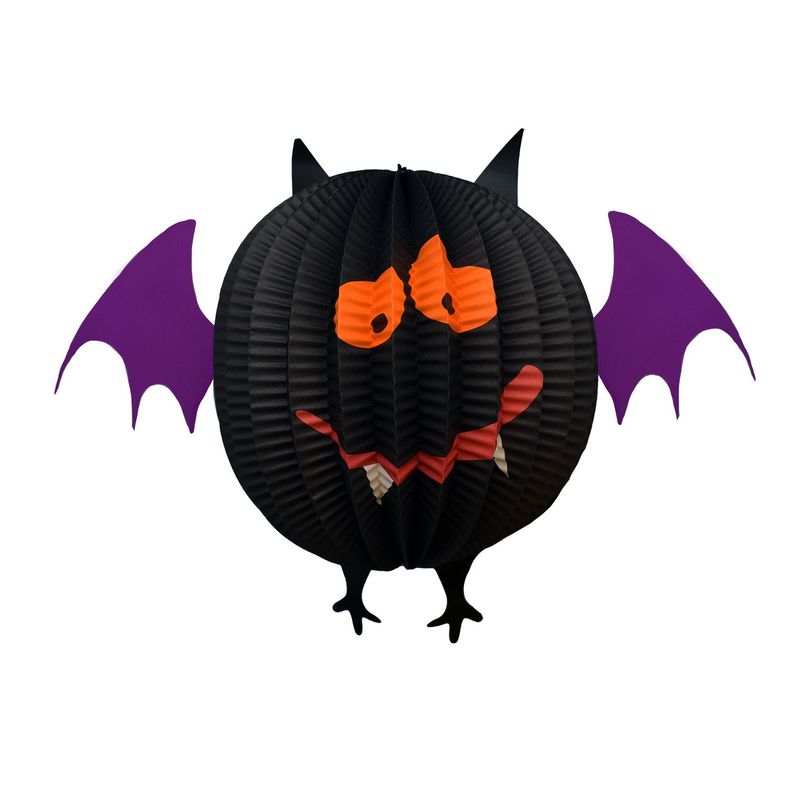 Adorno Murciélago Papel 40x23 cm Halloween Big Party-0