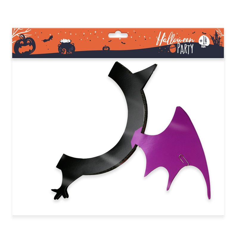 Adorno Murciélago Papel 40x23 cm Halloween Big Party-1