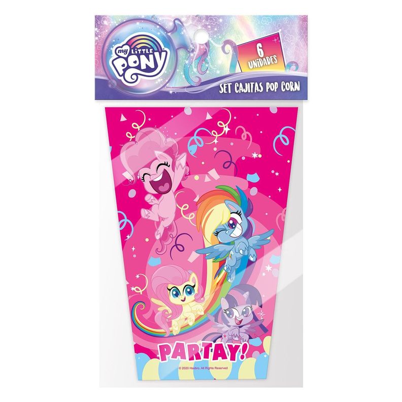 Set 6 Cajitas Popcorn My Little Pony-0