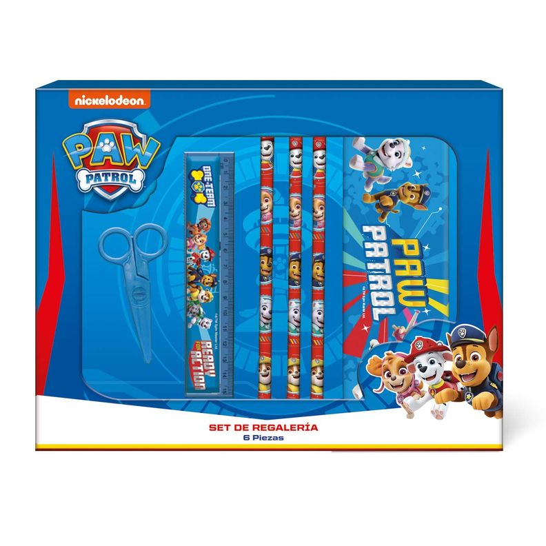 Set Escolar Box 6 Piezas en Caja Paw Patrol-0