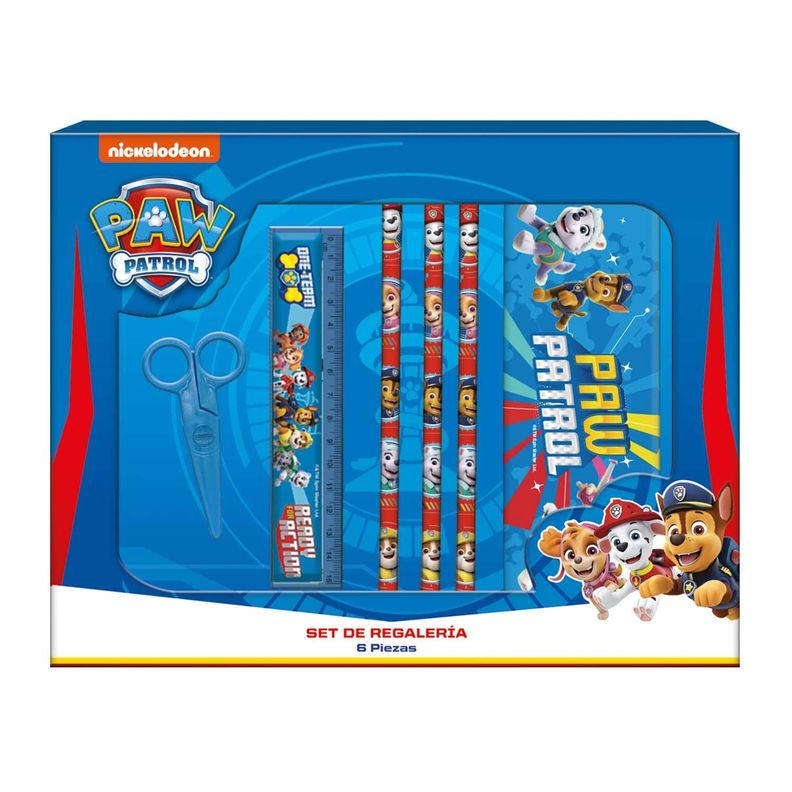 Set Escolar Box 6 Piezas en Caja Paw Patrol-1
