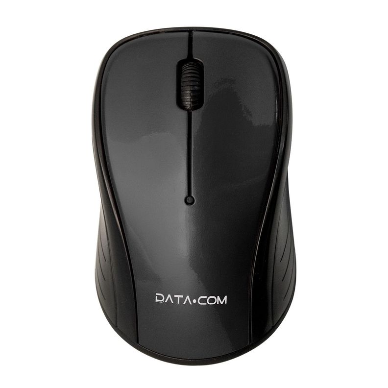 Mouse Inalámbrico Negro 3D Datacom-1