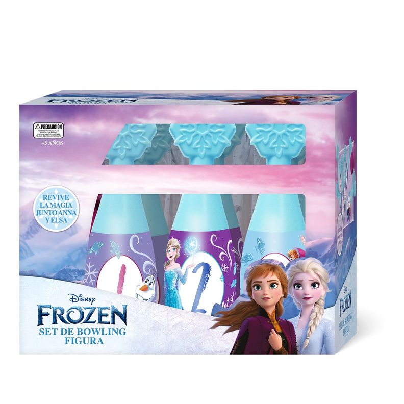 Set De Bowling Figura Frozen Disney-0