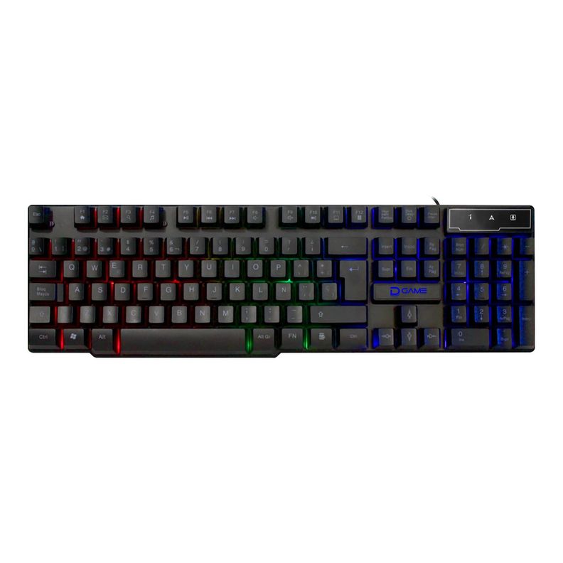Teclado Gamer Retroiluminado USB Datacom-1