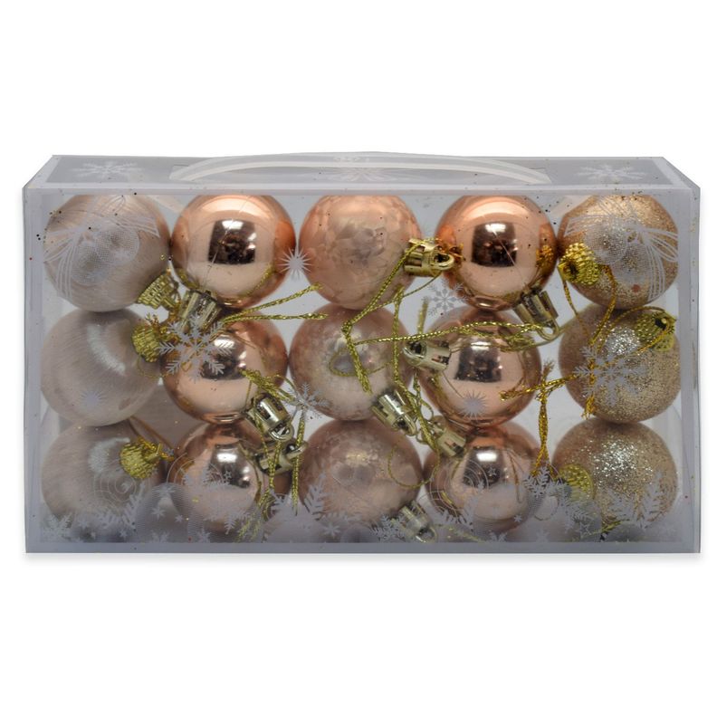 Esfera Navidena 4 cm 15 Piezas Big Party-0