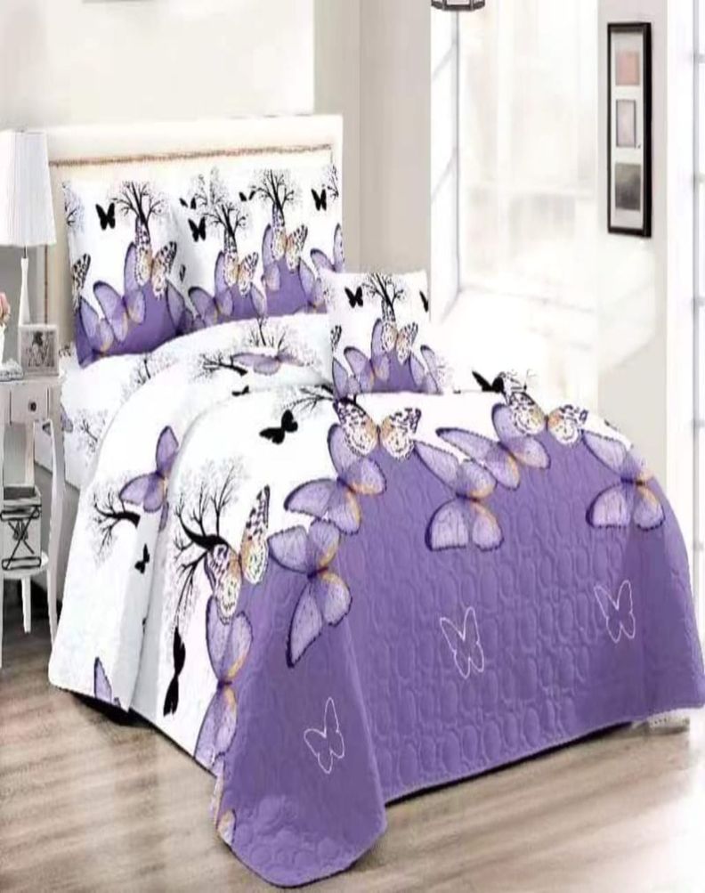Cubrecama Quilt Diseño 2 Plazas - Primavera Verano B4-2