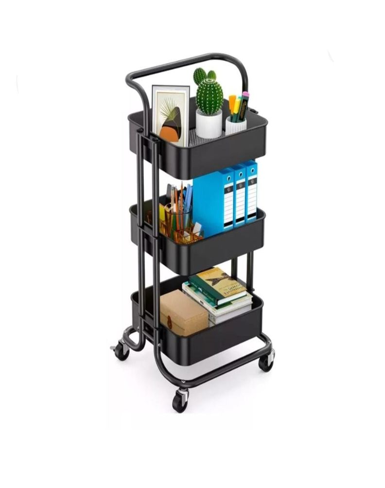 Organizador De Verduras Frutas 3 Niveles Con Ruedas A-1