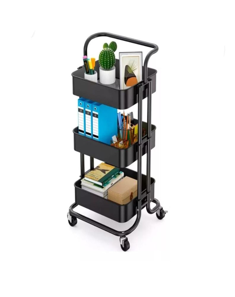 Organizador De Verduras Frutas 3 Niveles Con Ruedas A-2