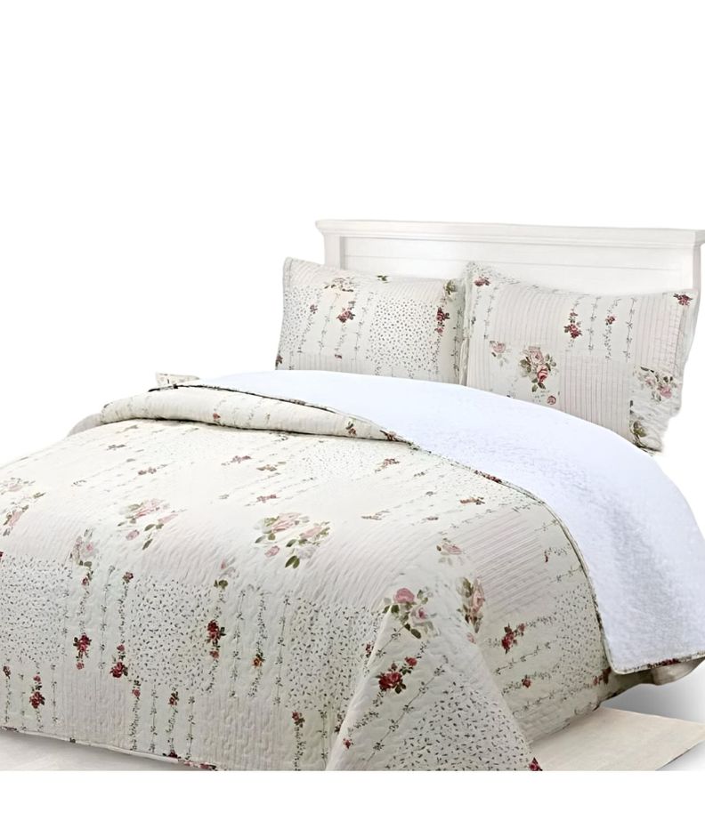 CUBRECAMA QUILT SHERPA INVIERNO PLAZA Y MEDIA C16-0
