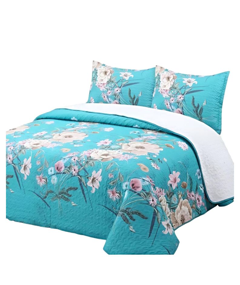 CUBRECAMA QUILT SHERPA OTOÑO INVIERNO 2 PLAZAS C01-1